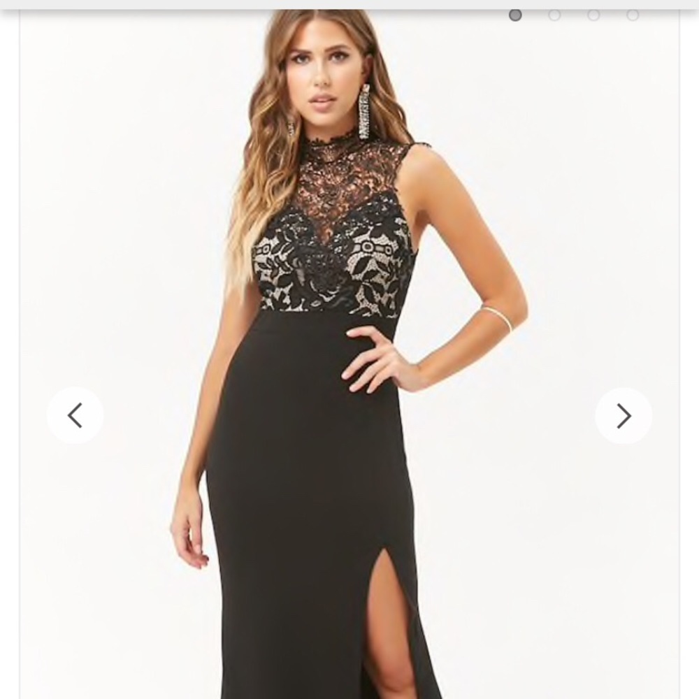 Gorgeous and elegant long black dress